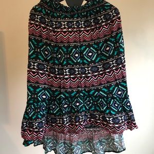 Justice patterned skirt